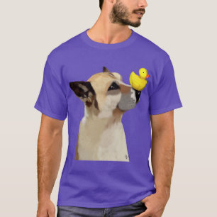 T-shirt Chien et canard