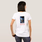 T-shirt Chien et chat maison seul regarder dans Réfrigérat (Dos entier)