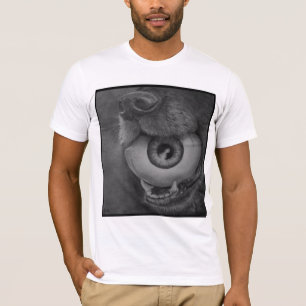 T-shirt Chien et chemise de boule d'oeil