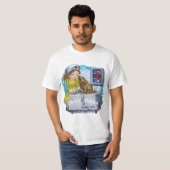 T-shirt Chien et infirmière (Devant entier)