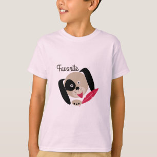 T-shirt Chien favori