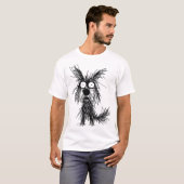 T-shirt chien flou (Devant entier)