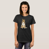 T-shirt Chien Fou Collie (Devant entier)