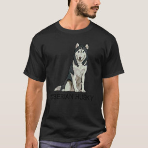 T-shirt Chien Fou Husky Sibérien
