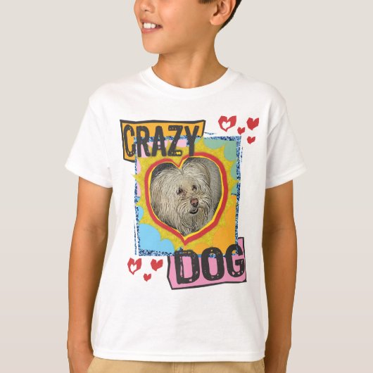 T-shirt Chien fou Pas de tuer un animal de compagnie Secou (Devant)