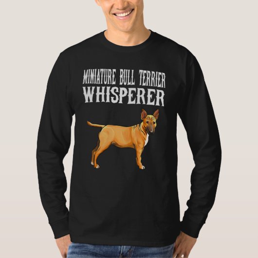 T-shirt Chien fouisseur minier Bull Terrier (Devant)