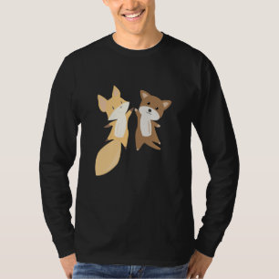 T-shirt Chien Fox mignonne Animaux Pooch Petit Fox Enfant