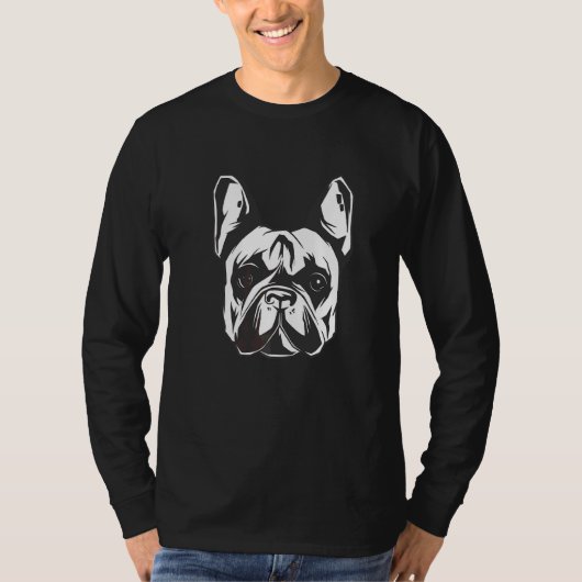 T-shirt Chien français mignon Chien Français Propriétaire  (Devant)