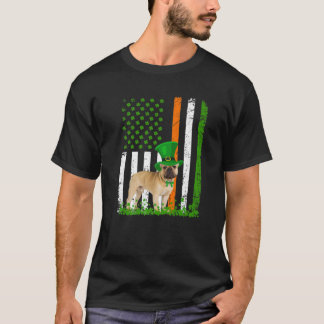 T-shirt Chien français Saint Patrick's Day Chiens Amer