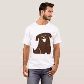 T-shirt chien gai (Devant entier)
