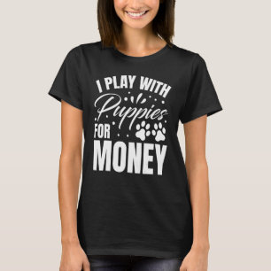 T-shirt Chien Garderie Équipement extérieur Doggie Garderi