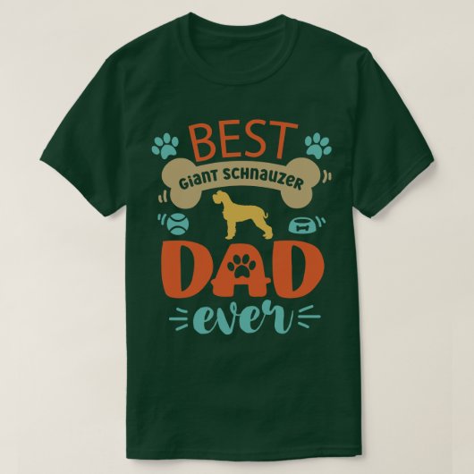 T-shirt Chien géant Schnauzer 1 (Design devant)