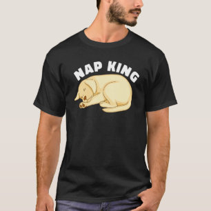 T-shirt Chien Golden Retriever Nap Dormir Pyjama Nig