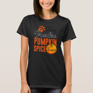 T-shirt Chien grand-mère Citrouille épice mignonne automne
