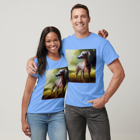 T-shirt Chien gris italien (Unisexe)