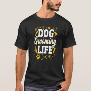T-shirt Chien Groomer Animaux de compagnie Grossissant Fur