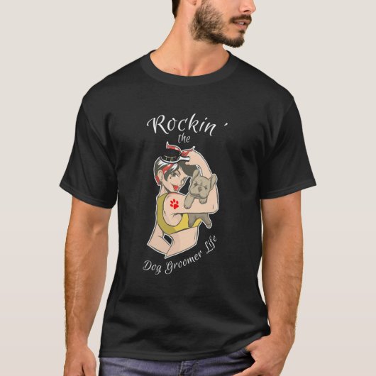 T-shirt Chien Groomer Chemise Cool drôle Chien Groomer Cad (Devant)