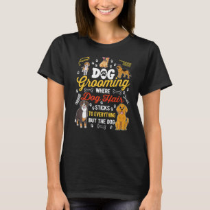 T-shirt Chien Grooming Chien Groomer