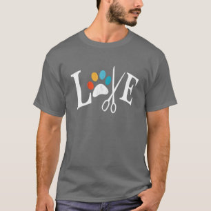 T-shirt Chien Grooming Looming Chiens Animaux de puéricult