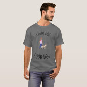T-shirt chien guide chien bon chien, (Devant entier)