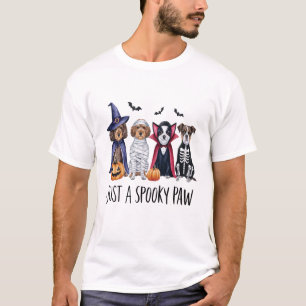 T-shirt Chien Halloween Juste une Patte Surnaturelle