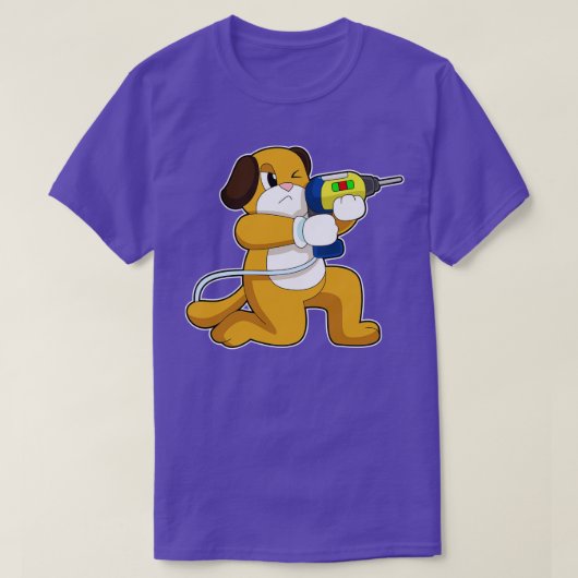 T-shirt Chien Handyman Drill (Design devant)