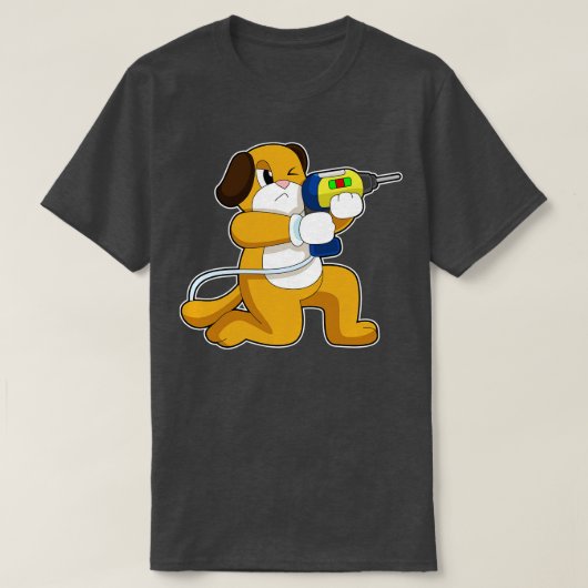 T-shirt Chien Handyman Drill (Design devant)