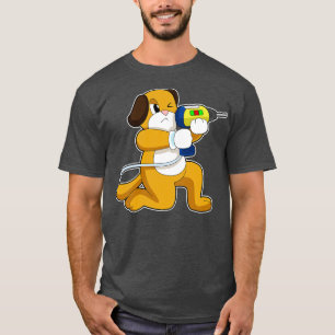 T-shirt Chien Handyman Drill
