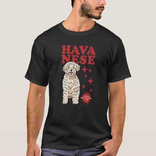 T-shirt Chien Havanais Du Propriétaire Le Plus Coolé De Ch (Devant)