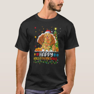 T-shirt Chien   Heureux Chien Retriever Doré Hellothanksma