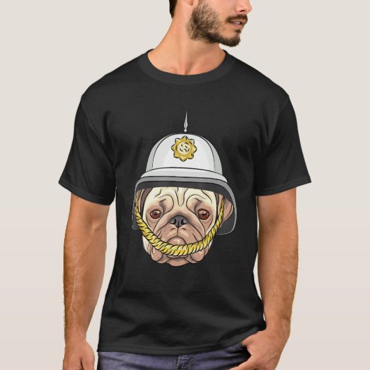 T-shirt Chien Hipster portant le casque Goofy Geek Chien (Devant)