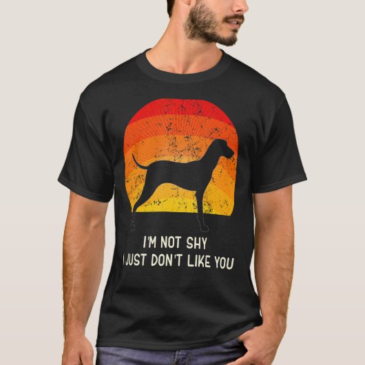 T-shirt Chien hongrois Vizsla Retro 5 (Devant)