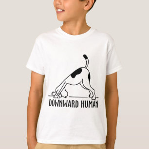 T-shirt Chien Humain Drôle Drôle Exercice Yoga, Amoureux d
