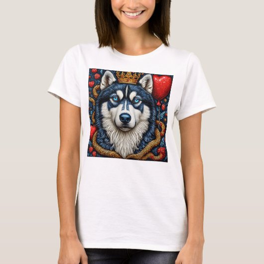 T-shirt Chien husky (Devant)
