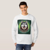T-shirt Chien husky (Devant entier)