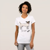 T-shirt chien Jackie (Devant entier)
