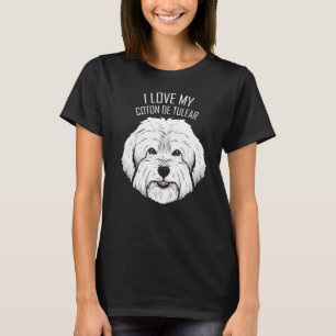 T-shirt Chien J'Aime Mon Coton De Tulear