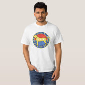 T-shirt Chien jaune (Devant entier)