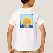 T-shirt Chien jaune brillant (Dos)
