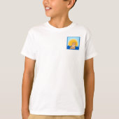 T-shirt Chien jaune brillant (Devant)