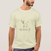 T-shirt chien, je me promène, donc JE SUIS (Devant)