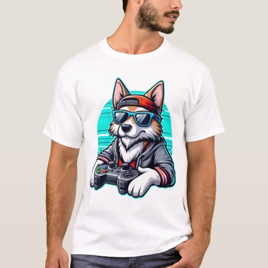 T-shirt Chien Joueur (Devant)