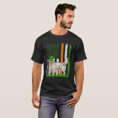 T-shirt Chien Jour de la Saint Patrick espagnol noir irlan (Devant entier)