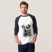 T-shirt Chien joyeux (Devant entier)