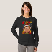 T-shirt Chien Joyeux Cocker Spaniel Chien Hellothanksmas (Devant entier)