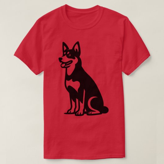 T-shirt Chien Kelpie australien (Design devant)