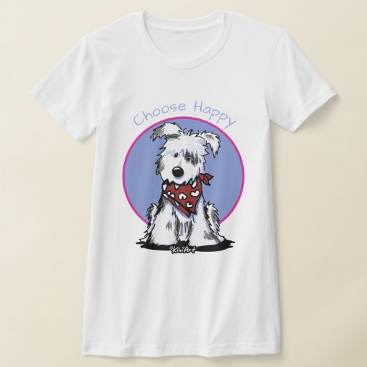T-shirt Chien KiniArt Widget (Poser)