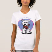 T-shirt Chien KiniArt Widget (Devant)