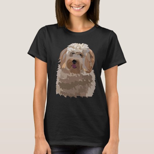 T-shirt Chien Labradoodle animal (Devant)