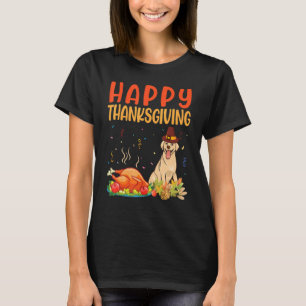 T-shirt Chien Labrador Regarde Viande de dinde Joyeux Than